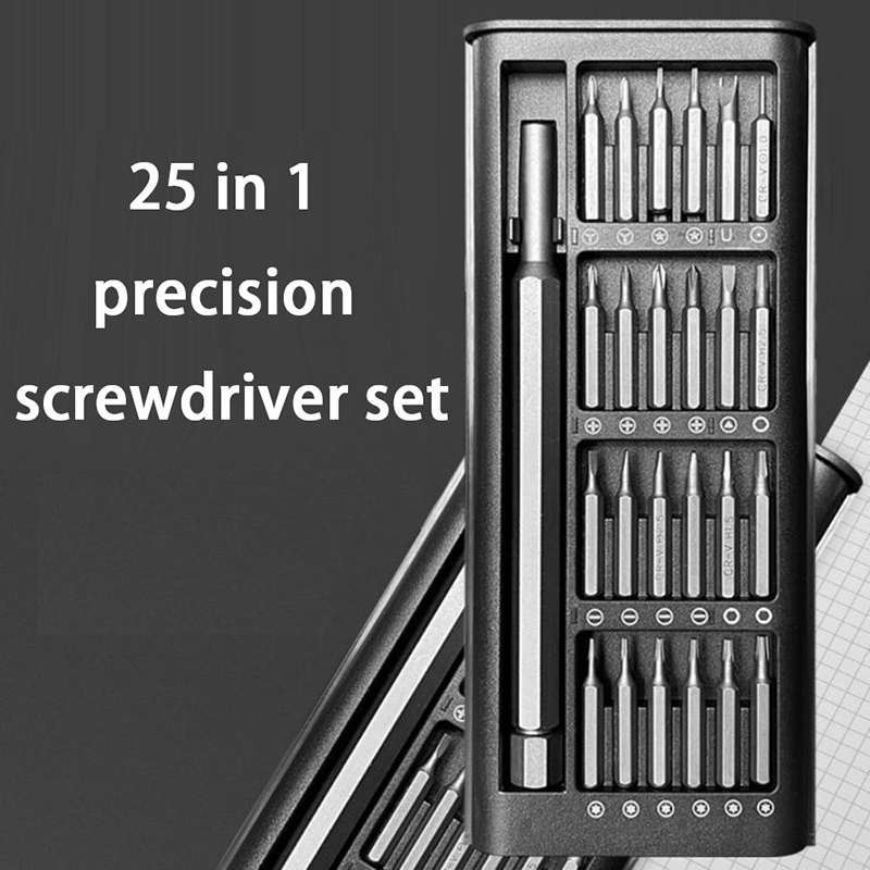 Watch Tool Repair Kit - 25-in-1 precisie schroevendraaierset Magnetische schroevendraaierset Multifunctionele