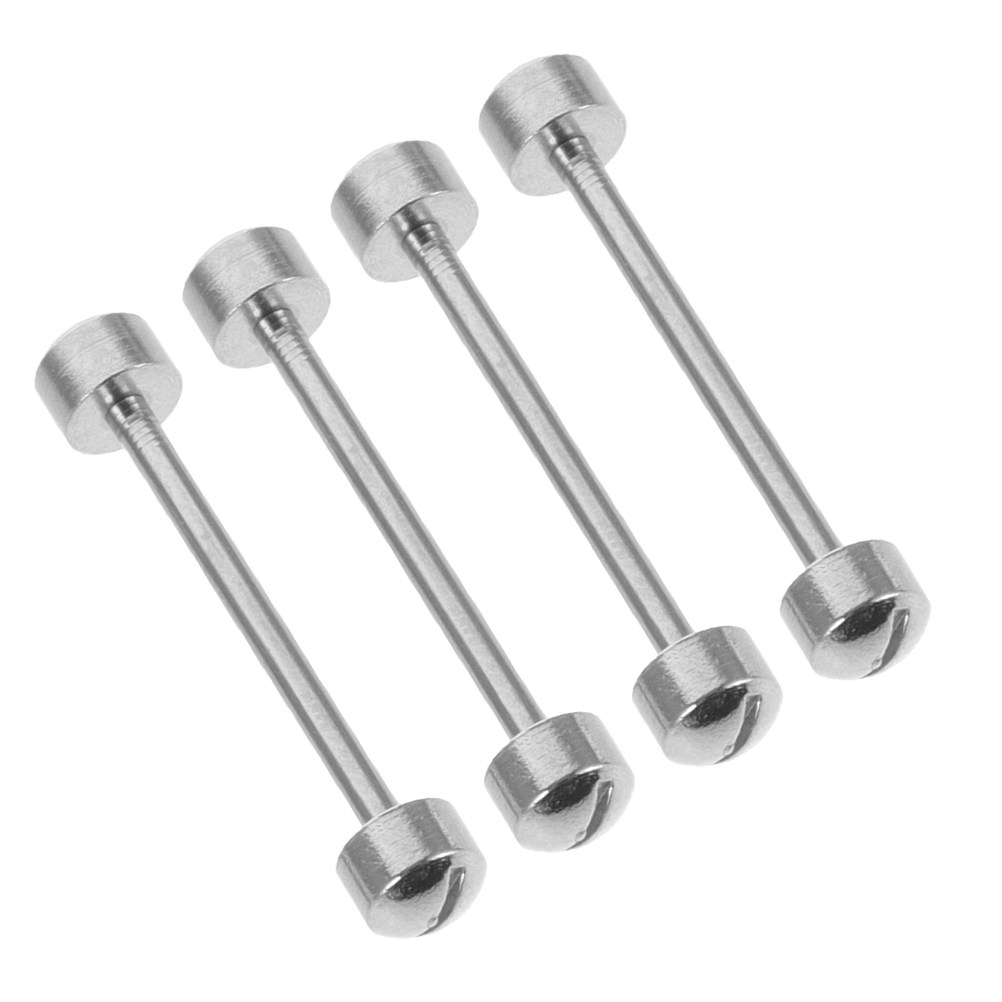 Watch Tool Repair Kit - 4-delige horlogeschroefbuis, stalen bandverbinding, reparatiepinnen 1.10x0.14x0.14