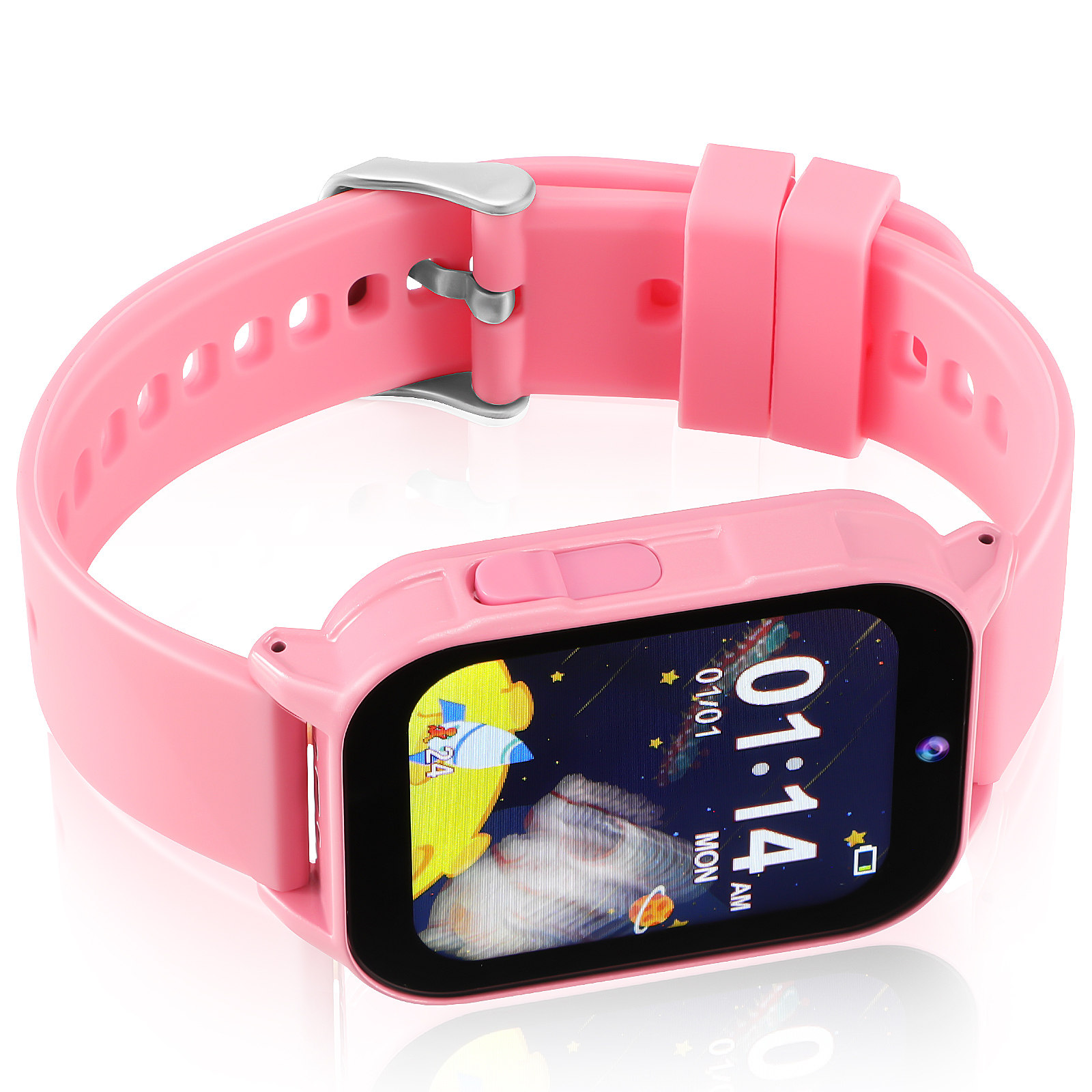 Smartwatch Watches For Kids - Roze smartwatch voor kinderen met games,