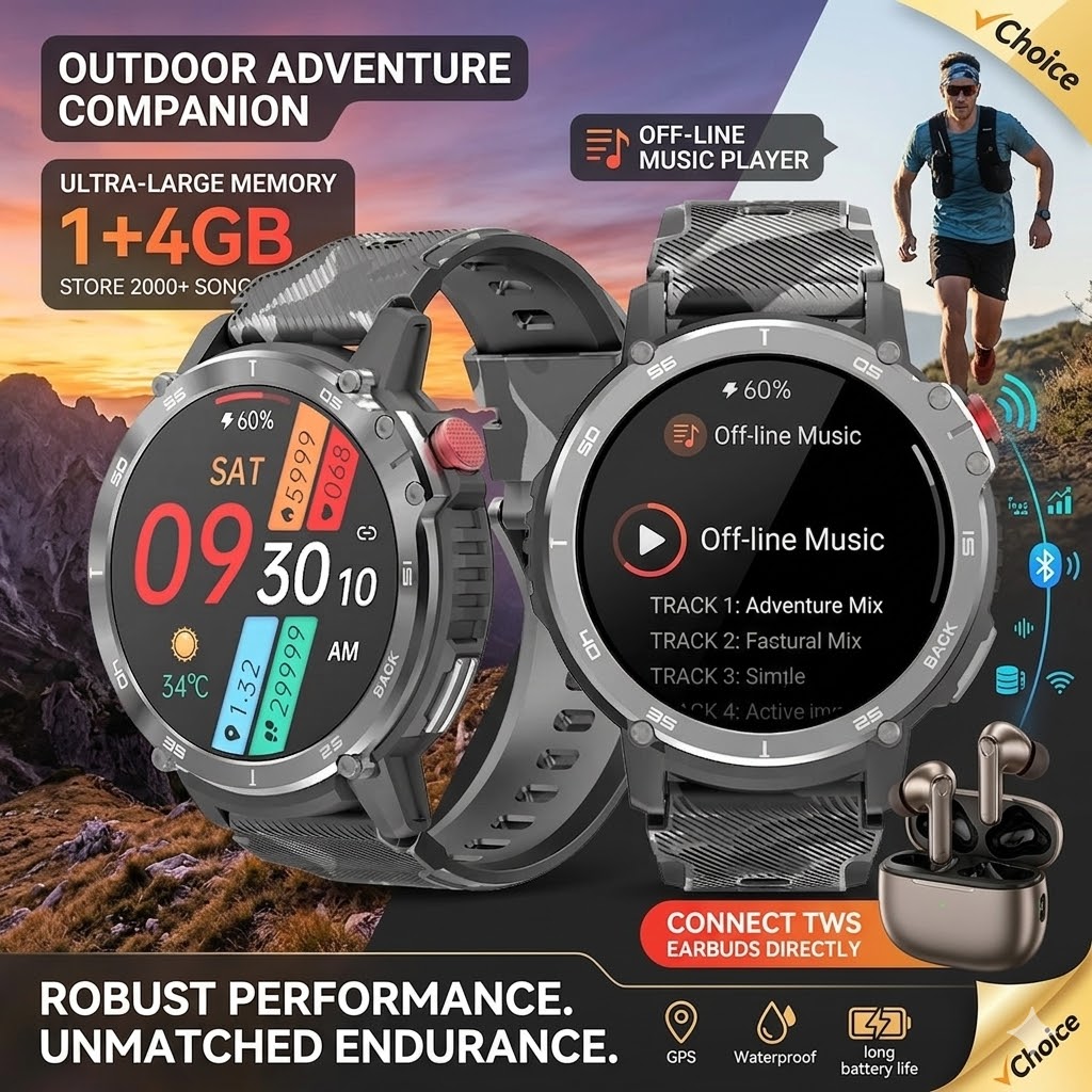 Smartwatch Online Watches For Men - Grote uitverkoop!! Outdoor sport smartwatch met