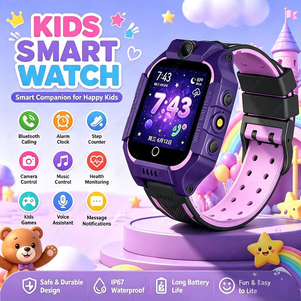 Smartwatch Watches Gift For Girls - 2027 Nieuw 2G Kinder Smartwatch Simkaart
