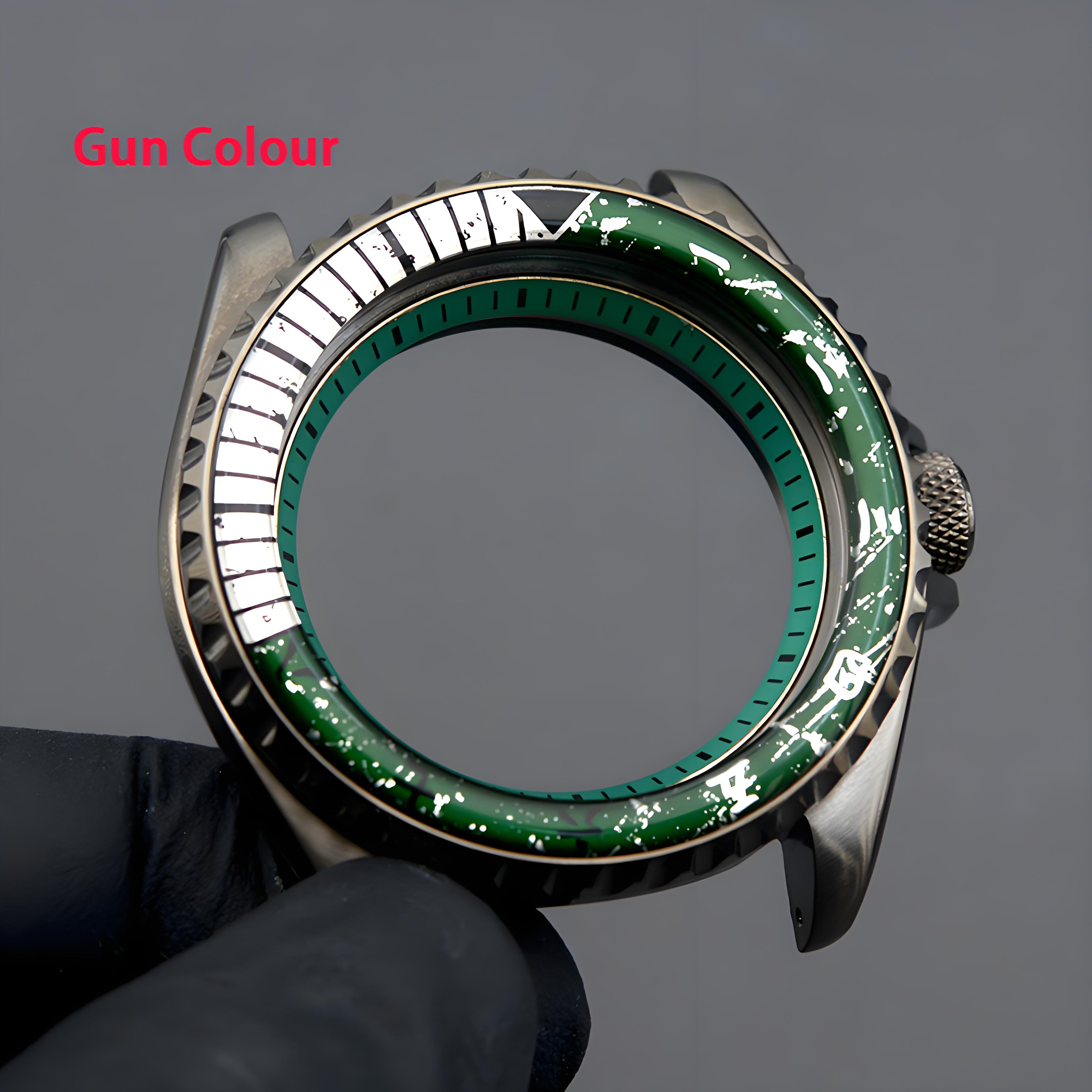 Vintage Digital Watch - Mod SKX007 SKX009 Gun Colour Herenhorlogekast