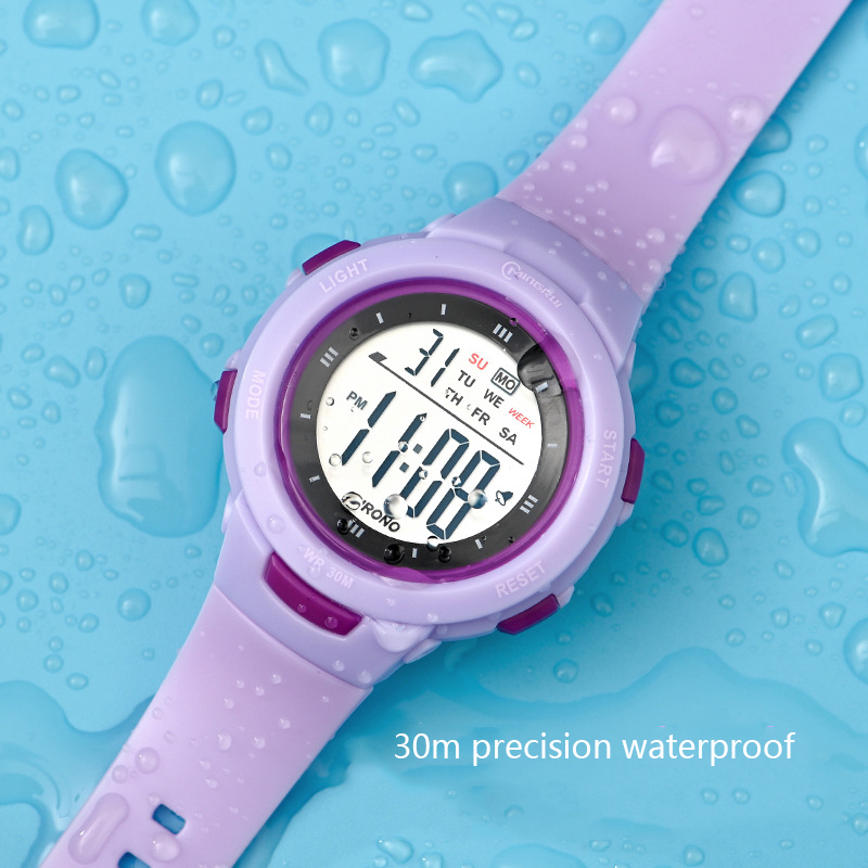 Smartwatch Watches For Kids - UTHAI kinderhorloges sportmode lichtgevende waterdichte wekker