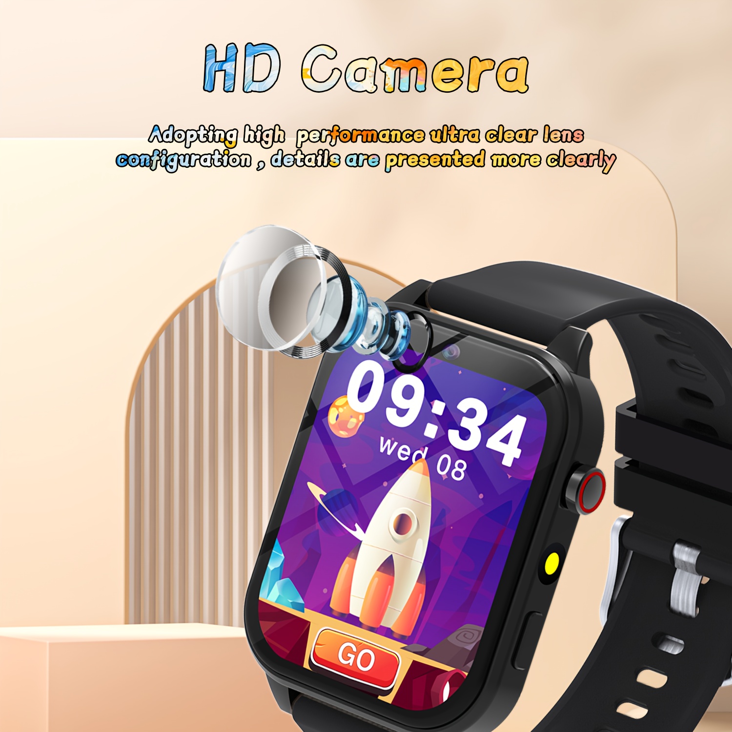 Slimme leerhorloge voor kinder - Smartwatch Watches For Kids recensie en prijs