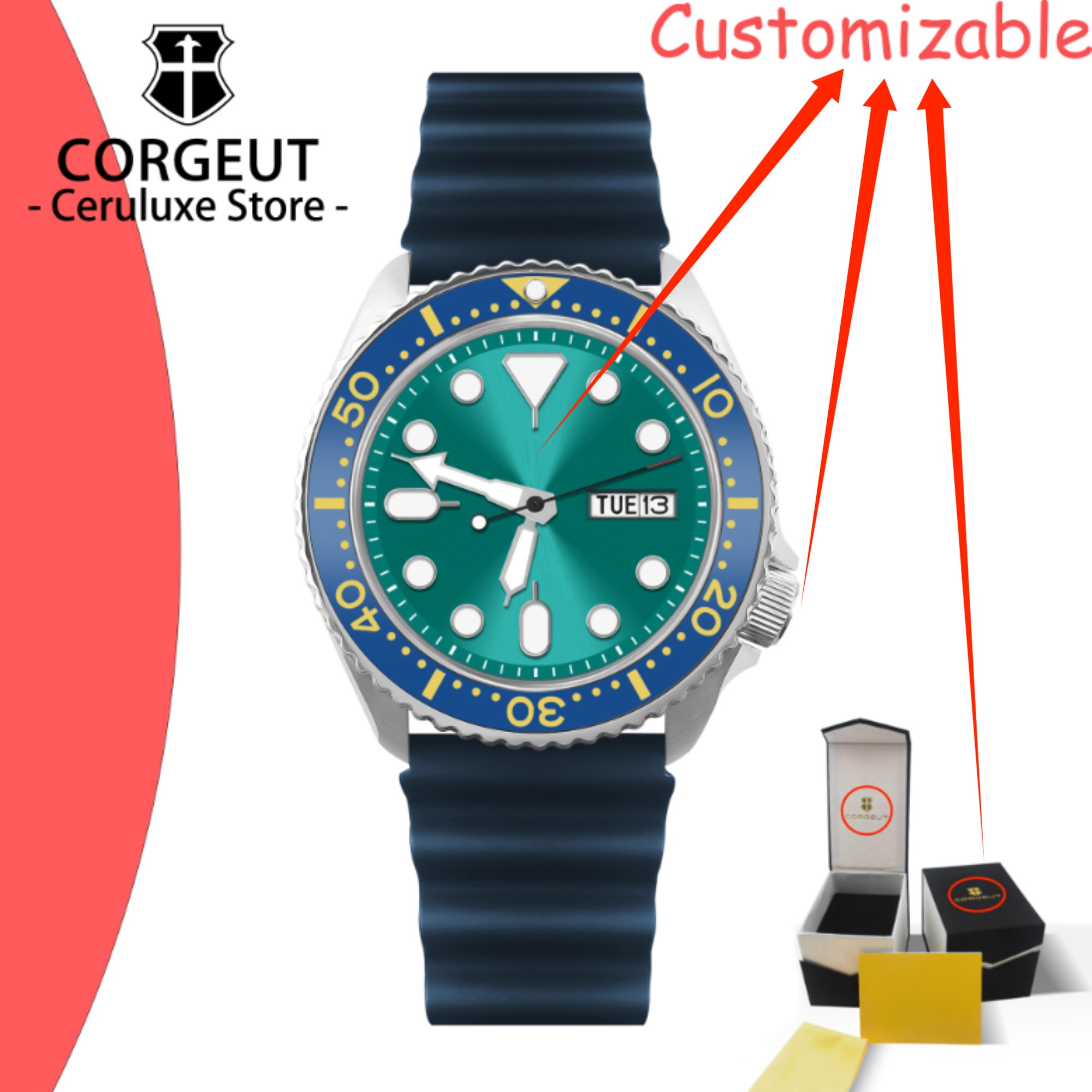 CUSTOM Logo Vintage Duikhorlog - Vintage Digital Watch recensie en prijs