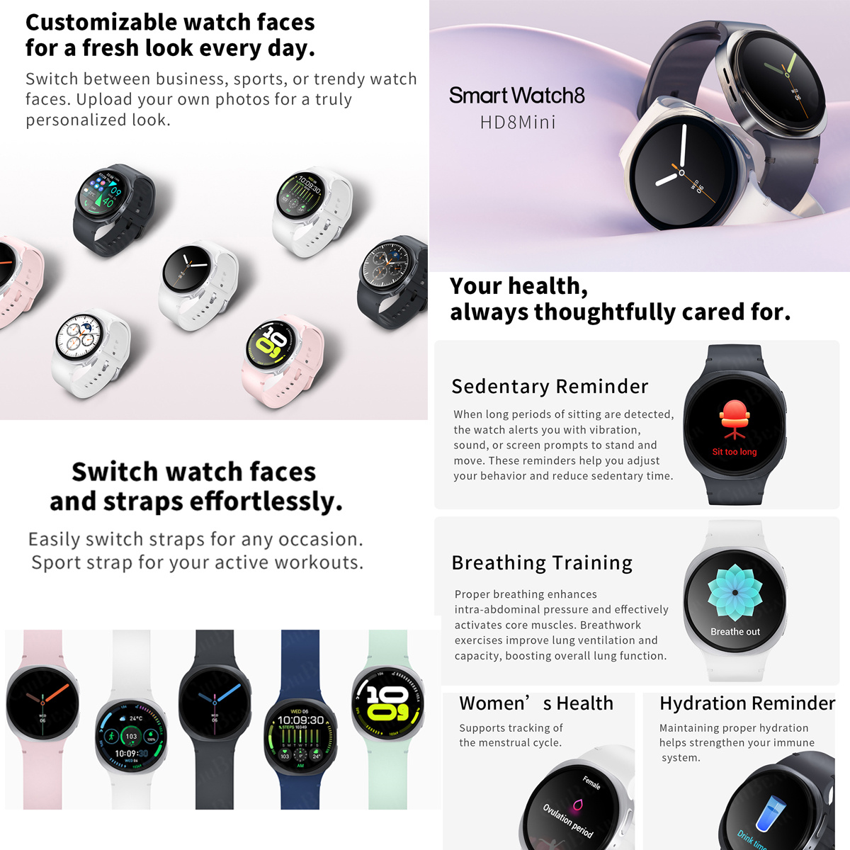 2026 Nieuwe Horloges 8 Mini GP - Smartwatch Professional Watches For Men recensie en prijs