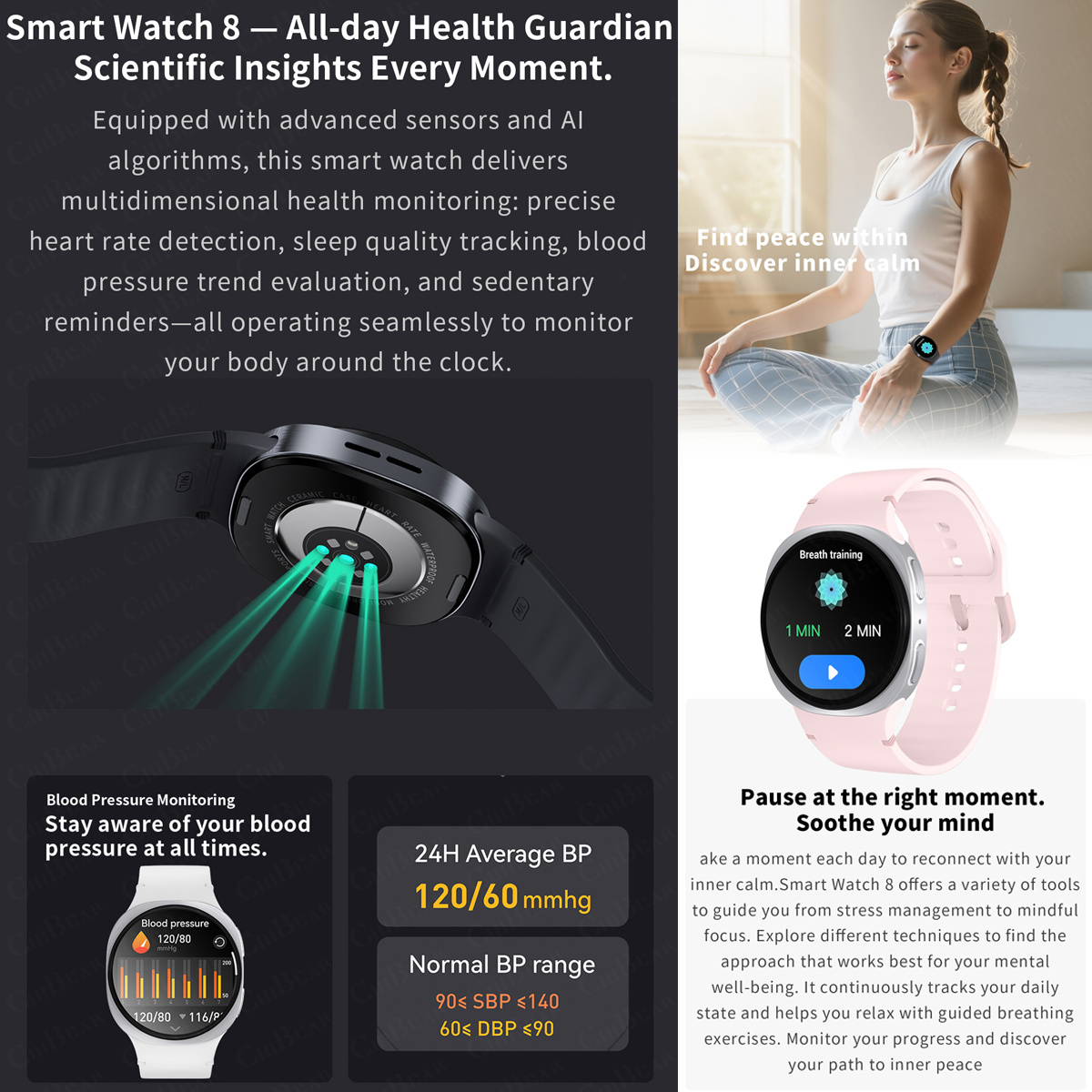 2026 Nieuwe Horloges 8 Mini GP - Smartwatch Professional Watches For Men recensie en prijs