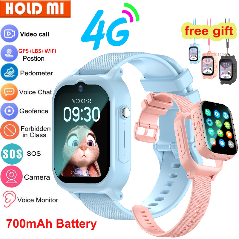 Smart Watch Kinderen 4G GPS WI - Smartwatch Watches Gift For Girls recensie en prijs