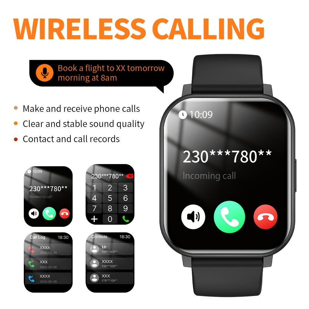 1,83-inch HD vierkant scherm/D - Smartwatch Watches Wallpaper recensie en prijs