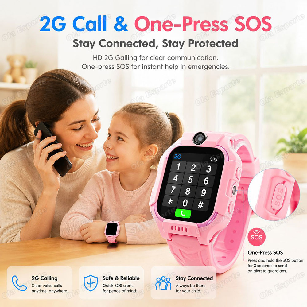 2027 Nieuw 2G/5G Kinder Smartw - Smartwatch Watches Gift For Girls recensie en prijs