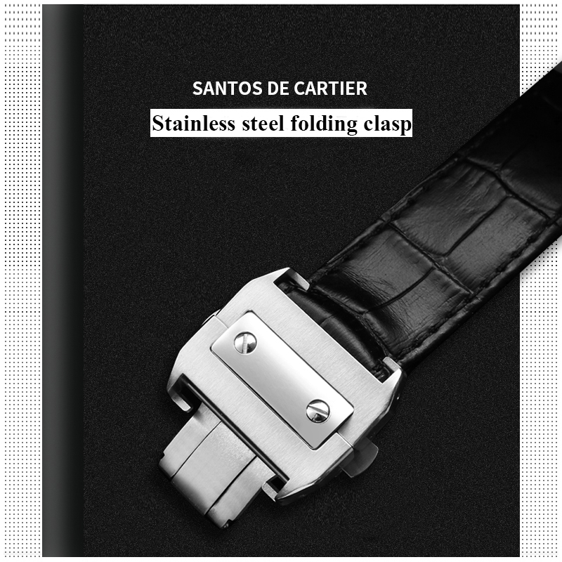 Hoge kwaliteit koeienhuid horl - Cartier Watch Santos recensie en prijs