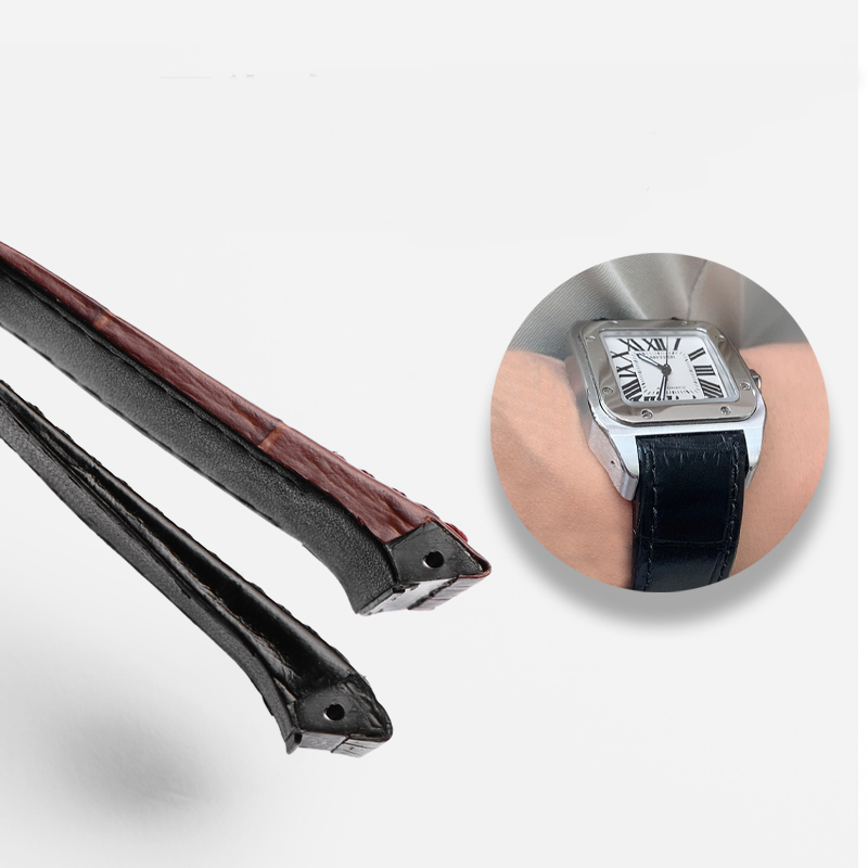 Hoge kwaliteit koeienhuid horl - Cartier Watch Santos recensie en prijs