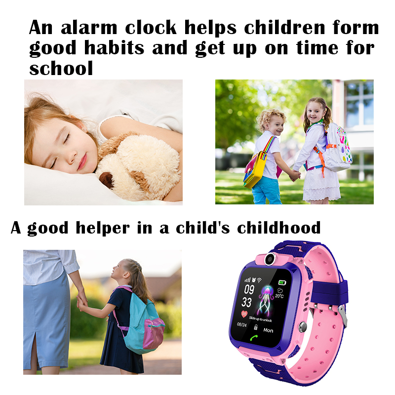 Q12B Kinder Smartwatch met SOS - Smartwatch Watches Gift For Girls recensie en prijs