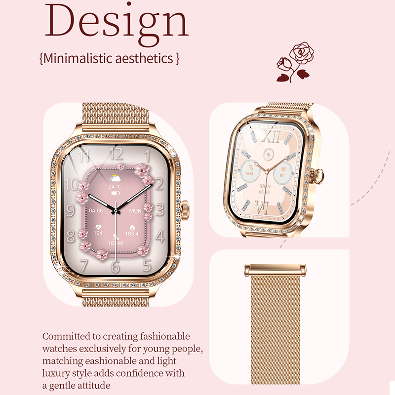 Nieuwe Smart Horloge Vrouwen 1 - Smartwatch Ladies Watches For Women recensie en prijs