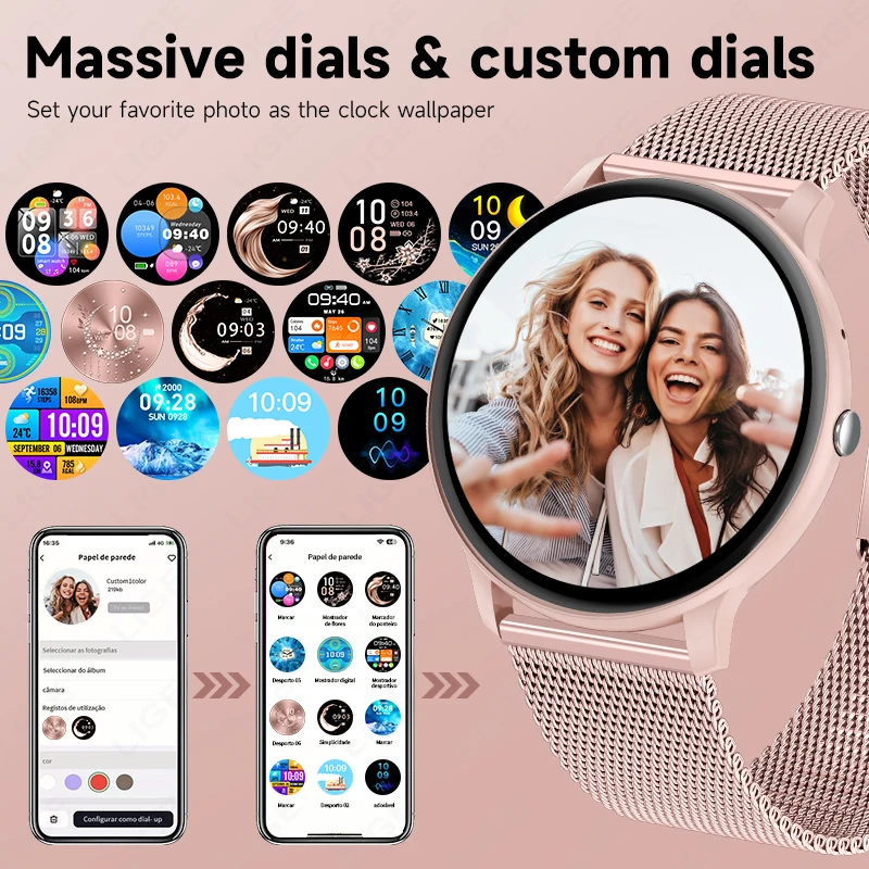 LIGE Bluetooth Call Smartwatch - Smartwatch Ladies Watches For Women recensie en prijs