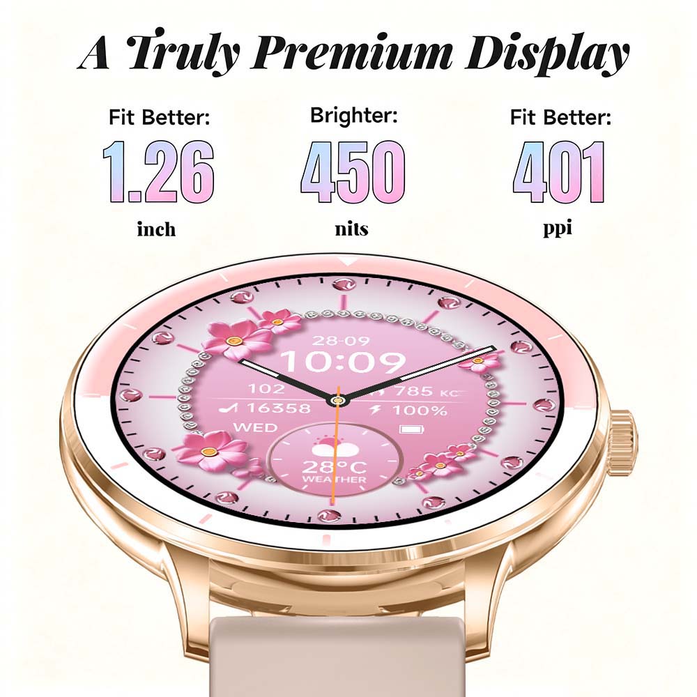 Dames Smartwatch 1.26 Inch HD  - Smartwatch Ladies Watches For Women recensie en prijs