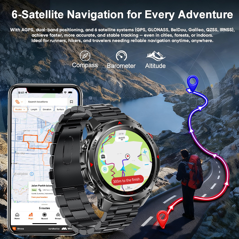 T-Rex 3 Pro Militaire kwalitei - Smartwatch Professional Watches For Men recensie en prijs