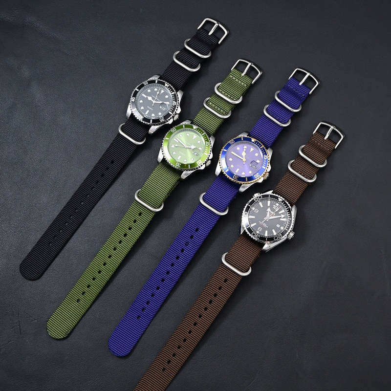 3 ringen Nylon horlogeband Sto - Watches Rolex Smartwatch recensie en prijs