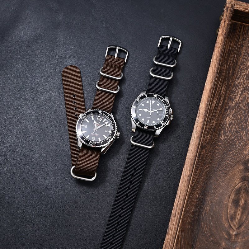 3 ringen Nylon horlogeband Sto - Watches Rolex Smartwatch recensie en prijs