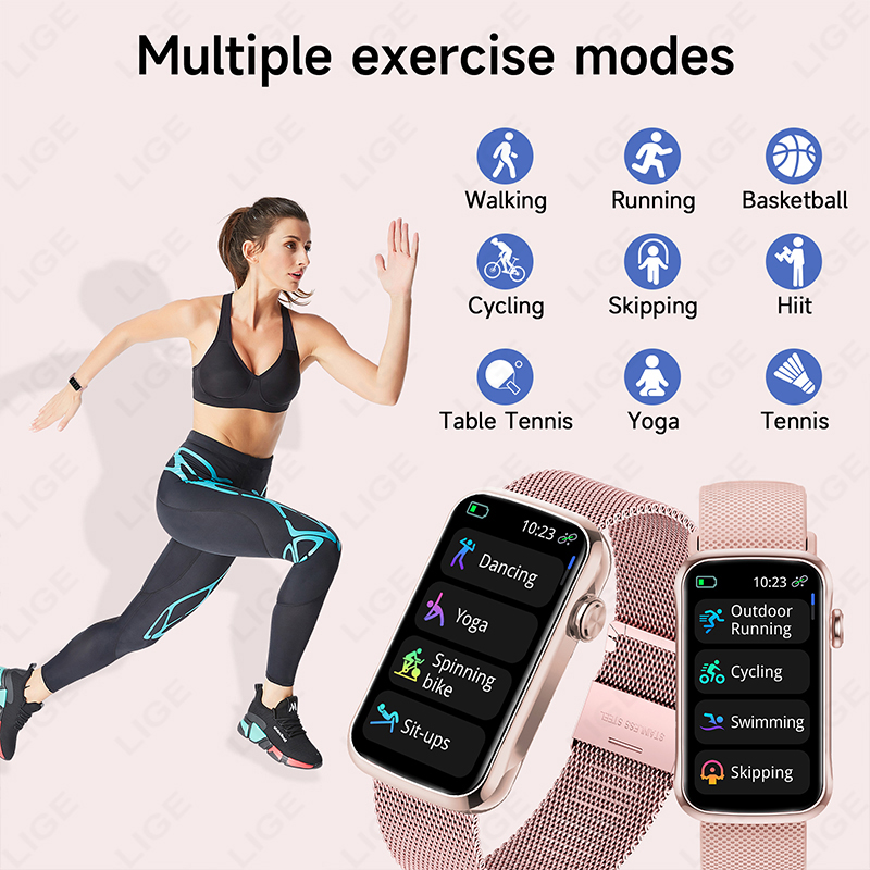 LUIK 1.47 ''Smart Horloge Vrou - Smartwatch Ladies Watches For Women recensie en prijs