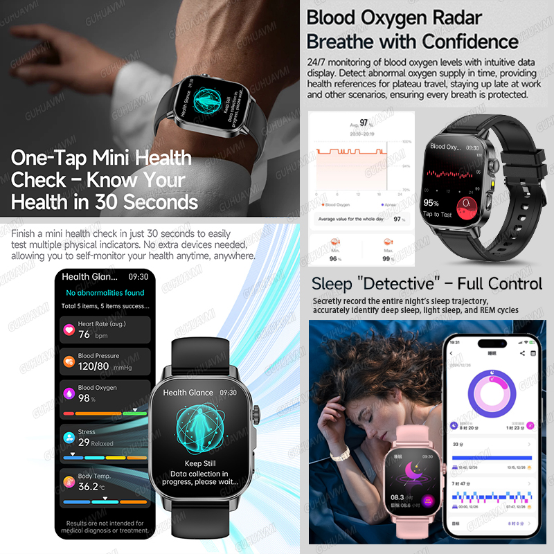 2026 Nieuwe Gezondheids-Smartw - Smartwatch Professional Watches For Men recensie en prijs