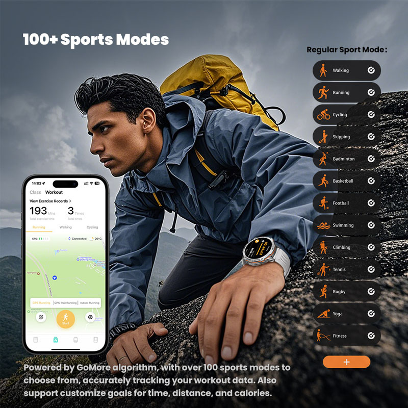 2026 Nieuwe TANK X3 Pro 1000mA - Smartwatch Professional Watches For Men recensie en prijs