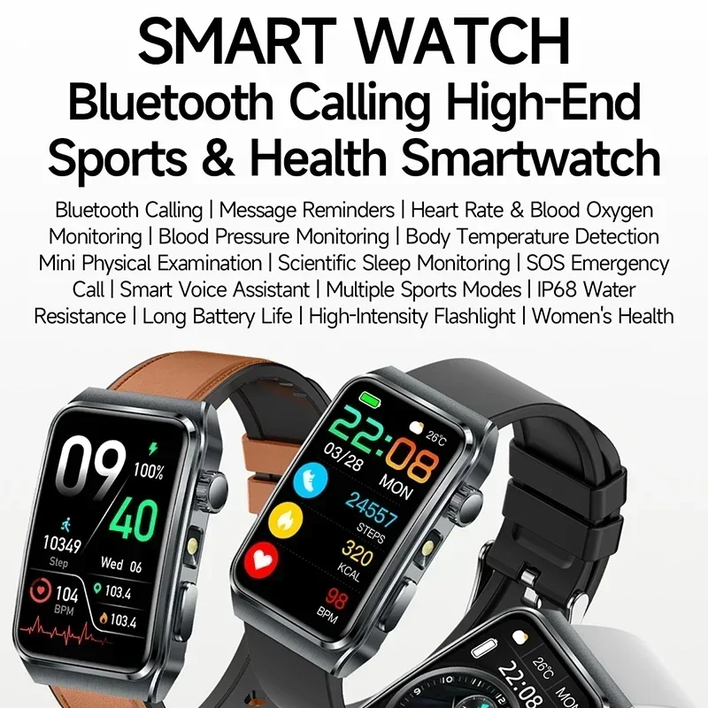 2026 Nieuwe ECG+PPG Gezondheid - Smartwatch Professional Watches For Men recensie en prijs