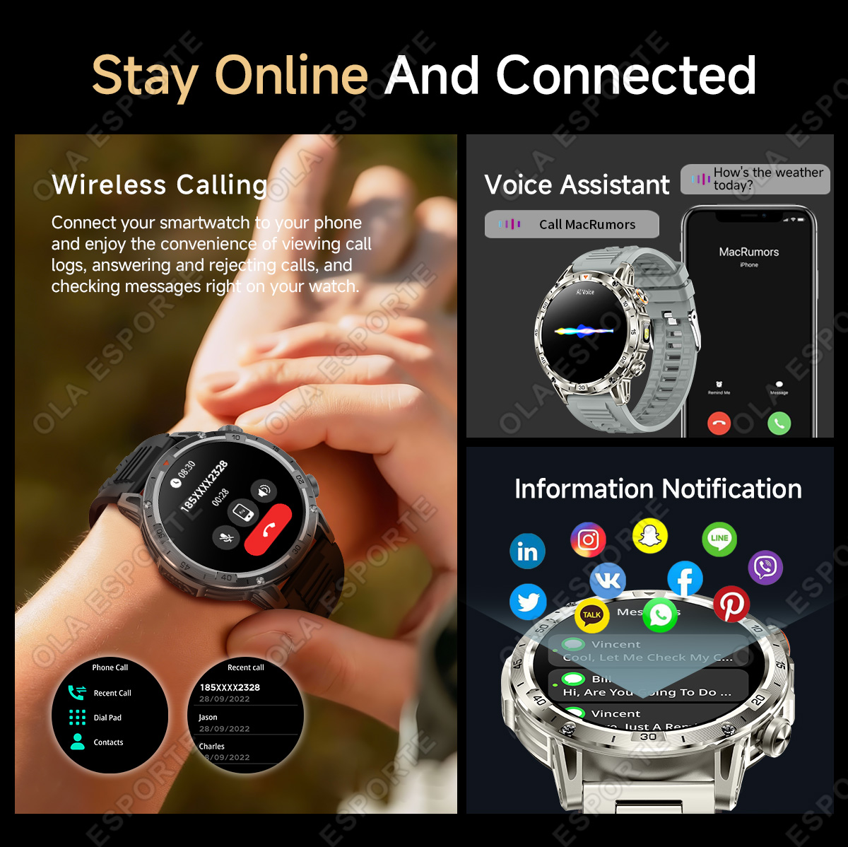 2026 Nieuwe GPS Smartwatch voo - Smartwatch Professional Watches For Men recensie en prijs